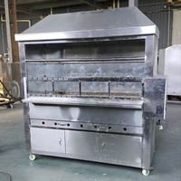 Machine à griller au charbon de bois grande capacité, équipement de cuisson de steaks, four à poisson grillé style thaïlandais