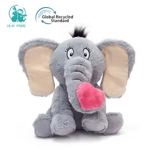 Customized High Quality Valentine's Day Gift Sleeping Pillow Elephant Plush Toy