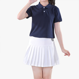 Camiseta Polo de Manga Corta para Niños, Color Sólido, con Solapa, Logotipo Personalizado Impreso, Estilo Casual y Versátil - Product Image 2