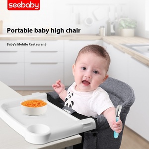 Silla Alta para Bebés <span class=keywords><strong>Seebaby</strong></span> Z2 Edición Plato de Cena, Portátil, Plegable, en Forma de U, de Plástico Brillante, para Mayores de 6 Meses, Venta al Por Mayor - Product Image 2