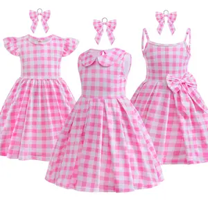 लड़कियों के लिए 2023 गर्म बिक्री गुलाबी टीवी और मूवी कॉस्टयूम हेलोवीन Cosplay पोशाक बच्चों के लिए पोशाक