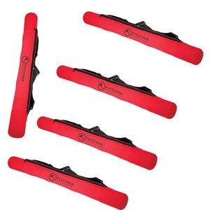6 Can Cooler Sleeve - Neoprene Insulated 6-Pack Cooler Sling Tube with Adjustable Shoulder Strap - Product Image 4