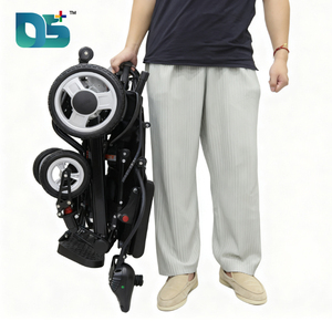 Tất cả các địa hình siêu nhẹ công suất cao động cơ di động <span class=keywords><strong>Scooter</strong></span> gấp Ergonomic Xe Lăn Điện - Product Image 4