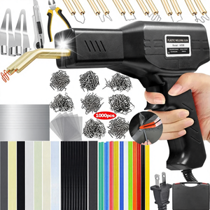 Kit de soudage <span class=keywords><strong>plastique</strong></span> amélioré 220W, pistolet à souder à chaud, <span class=keywords><strong>agrafeuse</strong></span>, 1000 pièces de tiges de soudage pour plastiques ABS/PE/PP/PA/PVC, nouveau <span class=keywords><strong>pare</strong></span>-chocs de voiture - Product Image 1