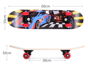 Nuevo Monopatín de Cuatro Ruedas para Principiantes, Tamaño M, Tabla de Madera de Arce, Diseño Personalizado, para Niños de 3 a 7 Años, Carga Máxima de 50 kg - Product Image 2