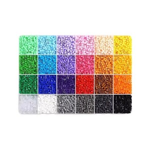 Perles à fusion Perler de 2,6 mm, couleurs mélangées (48, 72, 96 couleurs), perles animaux, kit de perles à fusion avec fer à repasser, cadeau de Noël, directement de l'usine - Product Image 2