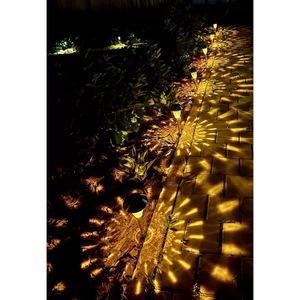 Luces solares para césped, iluminación de paisaje para jardín exterior con efecto de sombra de luz para iluminación ambiental de patio - Product Image 3