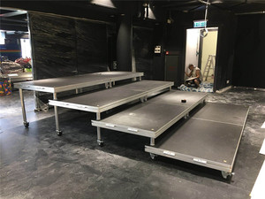Pas cher Utilisé Portable Meilleur Design Configuration <span class=keywords><strong>DJ</strong></span> <span class=keywords><strong>Musique</strong></span> Performance Extérieure D'équipement De Concert Petite Plate-Forme de Scène À Vendre - Product Image 2