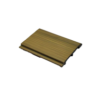 Panel de Pared WPC Moderno, Impermeable, con Decoración de Madera para Proyectos de Hoteles y Villas, Aplicaciones en Exteriores e Interiores, Almacenes y Gimnasios