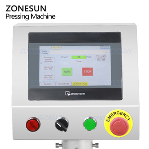 Zonesun ZS-PG01 tự động nhai kẹo cao su có thể nhựa thủy tinh rượu vang nắp chai cách Nhấn máy đóng nắp với rung Bát trung chuyển - Product Image 2
