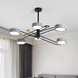 木质北欧豪华花式吊灯家用家具当代室内装饰天花板照明灯具现代 - Product Image 3