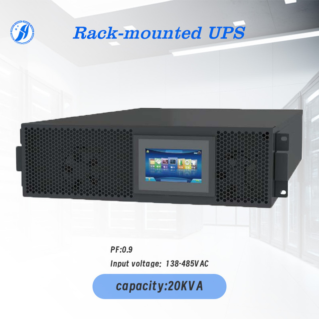 20kVA 20KW  Rack Mount UPS  60Hz Pure Sine Wave Uninterruptible Power Supply Emergency Power Battery Three-Phase UPS