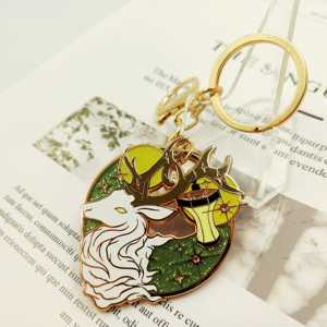 Llavero Fabricantes Diseño Nombre personalizado Logo <span class=keywords><strong>Animal</strong></span> Moldes Moda Esmalte Metal Llavero Anime Llavero - Product Image 4