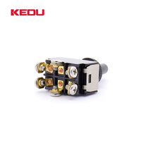 Interrupteur à bascule KEDU HY29D DPDT 6 broches marche arrêt marche avec UL TUV CE CQC
