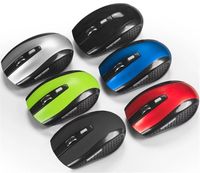 Mouse Nirkabel 2.4GHz Warna Hitam Laris Manis dengan Nano Receiver untuk Laptop PC Komputer Tablet Mac MacBook