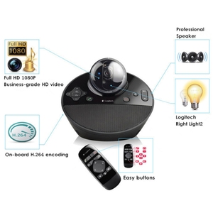 Cámara web <span class=keywords><strong>Logitech</strong></span> BCC950 al por mayor cámara libre conductor portátil pro usb 1080 con micrófono - Product Image 6