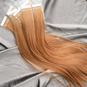 Yimruikang — ruban de cheveux naturels Remy, bande rigide sur les cheveux humains, couleur brun russe - Product Image 6