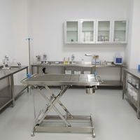 Stable Base Veterinary Surgery Table for Dogs Cats and Other Small Animals Electric 304 Stainless Steel for Pet Surgery