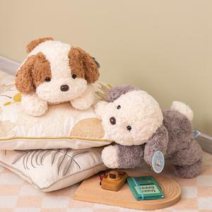 Nouveau en gros : Jouet en peluche lesté en forme de chien de <span class=keywords><strong>dessin</strong></span> <span class=keywords><strong>animé</strong></span> pour le visage, oreiller câlin en coton PP, unisexe, décoration intérieure, anniversaire - Product Image 2