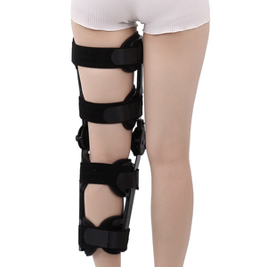 Leyubang Adjustable <b>Knee</b> <b>Brace</b> Black Nylon Post Op <b>Support</b> Joint Protection <b>Brace</b> for Adults - Product Image 2