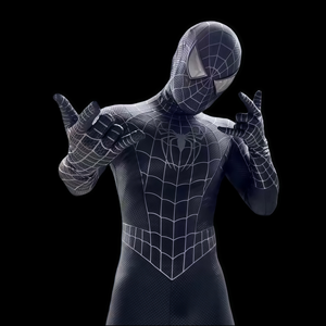 Costume Personalizzato <span class=keywords><strong>di</strong></span> <span class=keywords><strong>Spider</strong></span>-<span class=keywords><strong>Man</strong></span> Nero con Effetti Cinematografici - Product Image 4