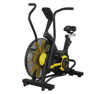 Bicicleta estática antideslizante para ciclismo seguro, con pedales estables y ventilador, para gimnasio en casa, entrenamiento cardiovascular en interiores, seguridad y fitness. - Product Image 1