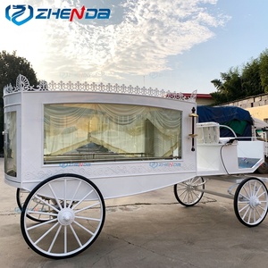 Carroza Fúnebre Eléctrica Blanca de Alta Calidad Zhenda, Suministros Funerarios, Carroza para Ataúdes en Venta - Product Image 6