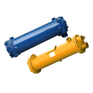 Refroidisseur tubulaire à eau de mer, échangeur de chaleur horizontal refroidi par eau pour le refroidissement de l'huile à moins de 120 degrés - Product Image 1