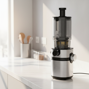 Extracteur de jus lent électrique 200W, lames en acier inoxydable, éjection automatique de la pulpe, moteur CC à faible bruit, conception à large ouverture pour fruits et légumes - Product Image 4