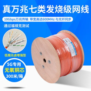 สายอีเธอร์เน็ต Cat 7 แบบ 8 แกนทองแดงตีเกลียว ป้องกันสัญญาณรบกวน สำหรับเครือข่ายภายในบ้าน - Product Image 2