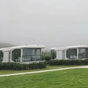 Casa de hotel de resort de cápsula espacial contemporánea de alta calidad, casas prefabricadas, casas prefabricadas portátiles, casa contenedor de estructura de acero - Product Image 6