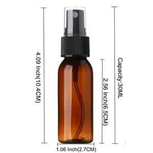 New Design PET 00ml Eco-friendly Shape <b>Plastic</b> Spray Bottles Screw <b>Cap</b> Hot Stamping Customizable Color Cosmetic - Product Image 2
