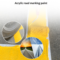 Peinture de marquage routier blanche de 1 gallon pour utilisation sur le ciment, l'asphalte, le bois ou le métal