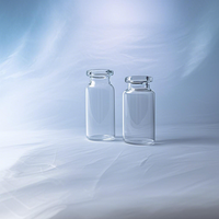 Flacon en verre pour injection de 10 ml, 22*49,7 mm, pour poudre lyophilisée transparente, sous-emballage, flacon injectable, flacon de médicament