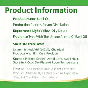 Aceite Esencial de Albahaca 100% Puro y Orgánico - Marca Propia - Destilado al Vapor - Mejor Precio para Relajar la Piel - Product Image 4