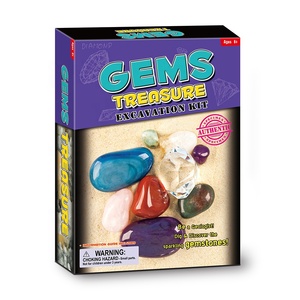Kit di Scavo Archeologico <span class=keywords><strong>Mega</strong></span> Gemstone Mine CPC, Giocattoli Educativi STEM per Bambini, Set di Scavo di Cristalli e Gemme - Product Image 2
