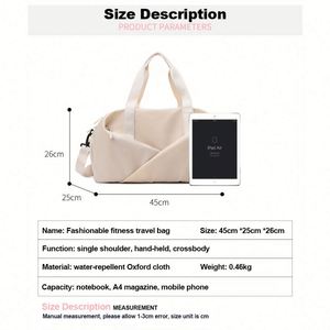 Promotional Fitness <b>Bags</b> Waterproof Outdoor Polyester Large Capacity Travel Sports <b>Bag</b> With Custom Logo - Product Image 3