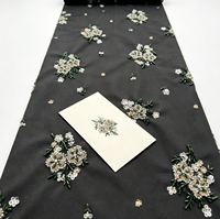 Tissu en Soie de Qualité Supérieure, Biologique et Écologique, 100% Soie, Coton et Lin, Broderie aux Motifs Magnifiques, pour Pantalons, Kimonos, Costumes et Robes