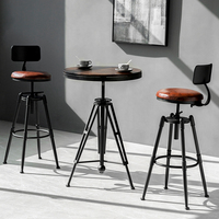 Nordic Industrial Luxus Modern Gold Metall Drehbar Leder Barhocker Theke Küchen stühle für Esszimmer Wohnzimmer Hotel Schlafzimmer
