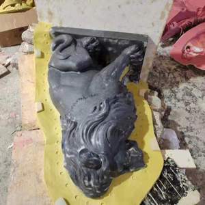 แม่พิมพ์ปูนซีเมนต์ขนาดใหญ่ รูปสิงโตนั่ง วัสดุไฟเบอร์กลาส สำหรับทำรูปปั้นสัตว์ในสวน ตกแต่งภายนอกบ้าน - Product Image 2