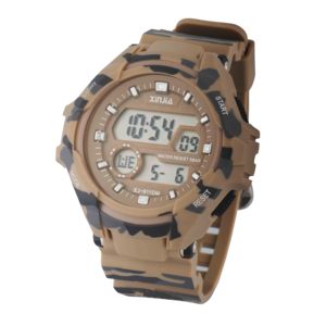 Xinjia resistente all'acqua sport camouflage colore orologi <span class=keywords><strong>da</strong></span> <span class=keywords><strong>polso</strong></span> digitali allarme <span class=keywords><strong>orologio</strong></span> <span class=keywords><strong>cronometro</strong></span> in plastica in acciaio inossidabile - Product Image 5