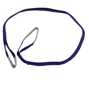 WLL 1トン/1m/<span class=keywords><strong>30mm</strong></span> ポリエステル製軽量ウェビングスリング フラット織りウェビングスリング - Product Image 1
