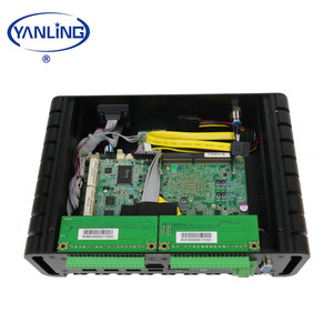 Fanless PC Industrial Intel processador 6th Gen Mini Computador com 4 LAN porta POE <span class=keywords><strong>2</strong></span> GPIO e larga da tensão - Product Image 5