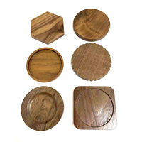 Plateau à thé en bois de noyer noir nordique, produit de conception en bois découpé CNC, production OEM de bois, service de découpe CNC du bois