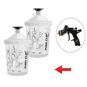 Wholesale Spray Gun Plastic Cup Paint Tools Airless Paint Spray Gun Cup For Spray Gun