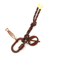 Porte-clés mousqueton ovale couleur personnalisée avec logo PVC gaufré, idéal pour sac, voyage, promotion ou souvenir