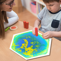Carreaux de sol liquides pour enfants jouets sensoriels éducatifs pour l'autisme carreaux de sol liquides d'intérieur équipement de traitement carreaux de sol liquides