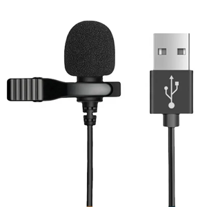 1,5 m Lavalier Mini micrófono condensador Clip-on solapa micrófono con cable USB 3,5mm tipo C Microfon para teléfono portátil <span class=keywords><strong>PC</strong></span> - Product Image 2