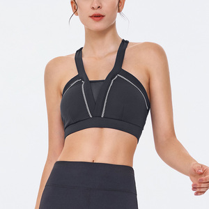En gros haute qualité <span class=keywords><strong>Sport</strong></span> Tops Tenues D'entraînement Rembourré À Bretelles femmes soutien-gorge de yoga - Product Image 3