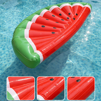 Île flottante portable en forme de pastèque, grande planche flottante gonflable en PVC pour adultes et enfants, pour s'amuser dans l'eau